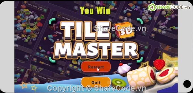 sourse code unity,báo cáo đồ án,Tựa game Tile master trip,game Tile master trip